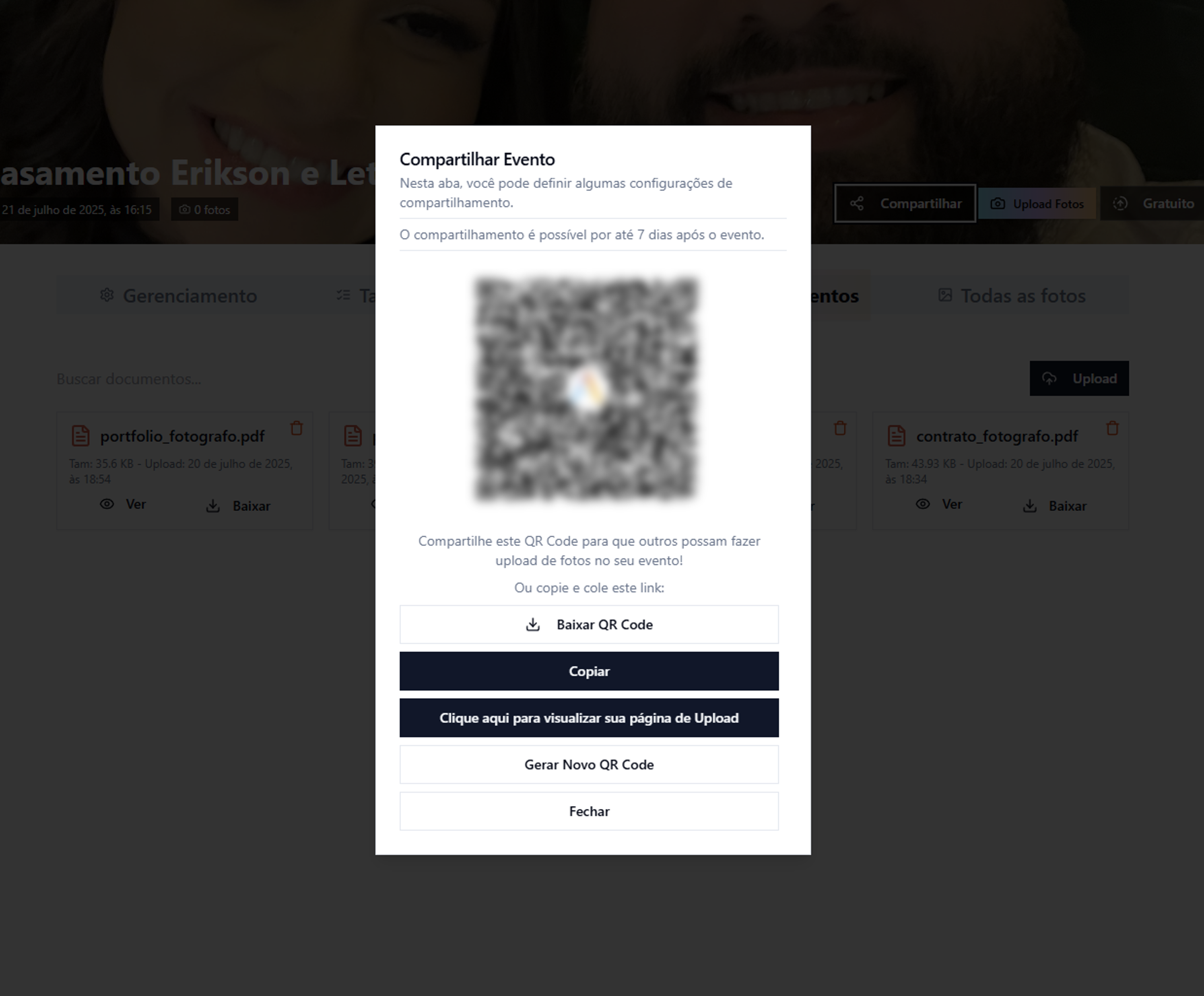 Guests join via QR code